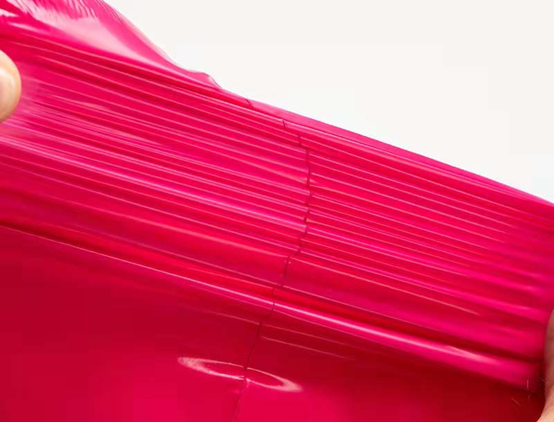 蕲春玫红色快递袋-05